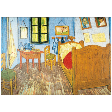 Darstellung des Puzzle Motivs puzzleplate Piatnik: Das Schlafzimmer in Arles 1000 Puzzle