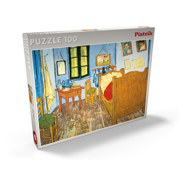 Darstellung des Puzzle Motivs Piatnik: Das Schlafzimmer in Arles 100 Puzzle Schachtel Ansicht2