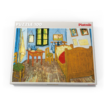 Darstellung des Puzzle Motivs Piatnik: Das Schlafzimmer in Arles 100 Puzzle Schachtel Ansicht3
