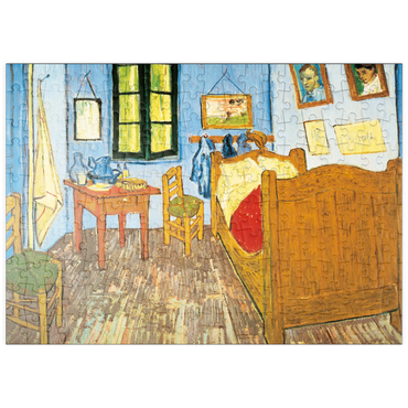 Darstellung des Puzzle Motivs puzzleplate Piatnik: Das Schlafzimmer in Arles 200 Puzzle