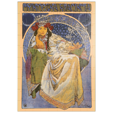 Darstellung des Puzzle Motivs puzzleplate Piatnik: Prinzessin Hyacinta 100 Puzzle