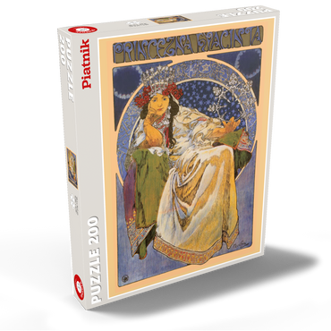 Darstellung des Puzzle Motivs Piatnik: Prinzessin Hyacinta 200 Puzzle Schachtel Ansicht2