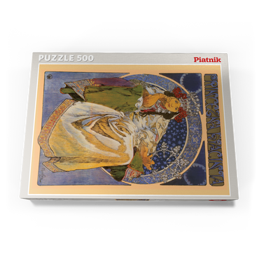 Darstellung des Puzzle Motivs Piatnik: Prinzessin Hyacinta 500 Puzzle Schachtel Ansicht3