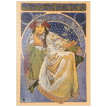 Darstellung des Puzzle Motivs puzzleplate Piatnik: Prinzessin Hyacinta 500 Puzzle
