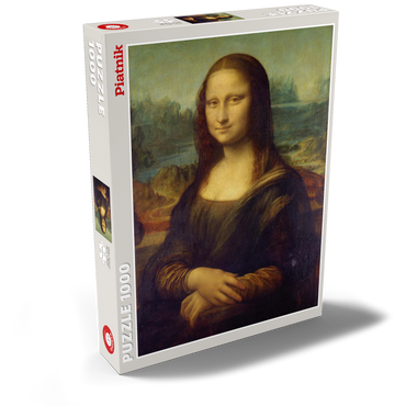 Darstellung des Puzzle Motivs Piatnik: Mona Lisa 1000 Puzzle Schachtel Ansicht2