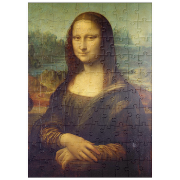 Darstellung des Puzzle Motivs puzzleplate Piatnik: Mona Lisa 100 Puzzle