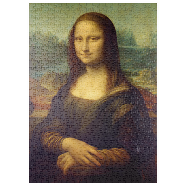 Darstellung des Puzzle Motivs puzzleplate Piatnik: Mona Lisa 500 Puzzle