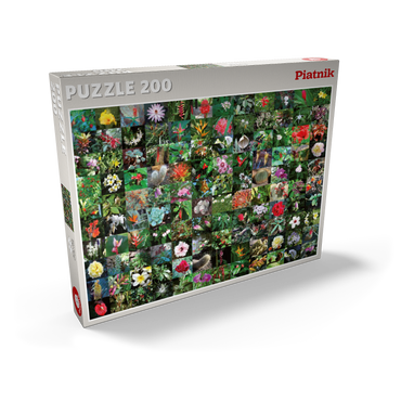 Darstellung des Puzzle Motivs Piatnik: Blossoms / Blüten 200 Puzzle Schachtel Ansicht2