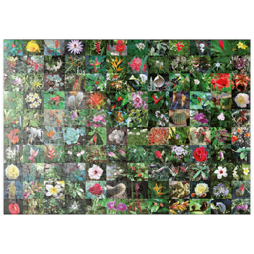 Darstellung des Puzzle Motivs puzzleplate Piatnik: Blossoms / Blüten 200 Puzzle