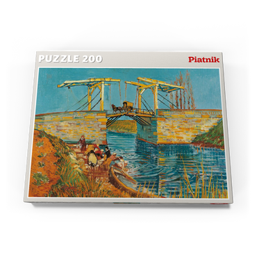 Darstellung des Puzzle Motivs Piatnik: Die Brücke von Langlois in Arles 200 Puzzle Schachtel Ansicht3