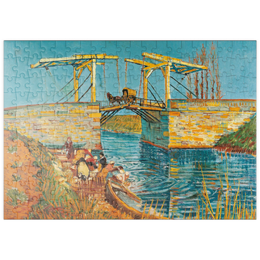 Darstellung des Puzzle Motivs puzzleplate Piatnik: Die Brücke von Langlois in Arles 200 Puzzle