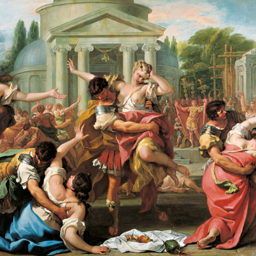 Darstellung des Puzzle Motivs Piatnik: Der Raub der Sabinerinnen 200 Puzzle 3D Modell