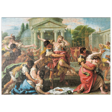 Darstellung des Puzzle Motivs puzzleplate Piatnik: Der Raub der Sabinerinnen 500 Puzzle
