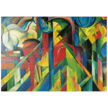 Darstellung des Puzzle Motivs puzzleplate Piatnik: Stallungen 1000 Puzzle