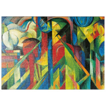 Darstellung des Puzzle Motivs puzzleplate Piatnik: Stallungen 500 Puzzle