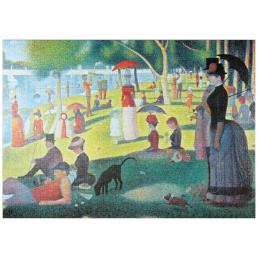 Darstellung des Puzzle Motivs puzzleplate Piatnik: Ein Sonntagnachmittag auf der Insel La Grande Jatte 1000 Puzzle