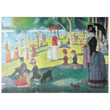 Darstellung des Puzzle Motivs puzzleplate Piatnik: Ein Sonntagnachmittag auf der Insel La Grande Jatte 200 Puzzle