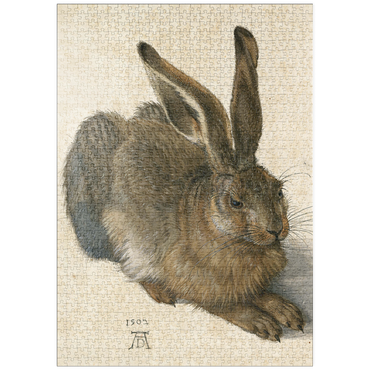 Darstellung des Puzzle Motivs puzzleplate Piatnik: Hase 1000 Puzzle