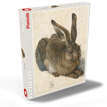 Darstellung des Puzzle Motivs Piatnik: Hase 200 Puzzle Schachtel Ansicht2