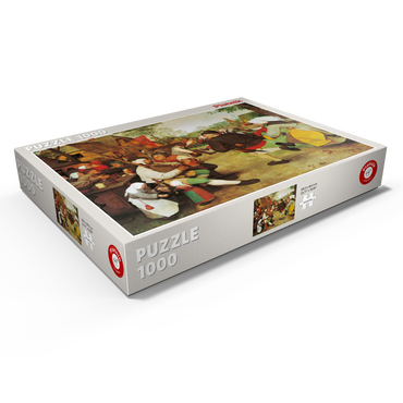 Darstellung des Puzzle Motivs Piatnik: Der Bauerntanz 1000 Puzzle Schachtel Ansicht1