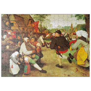 Darstellung des Puzzle Motivs puzzleplate Piatnik: Der Bauerntanz 200 Puzzle