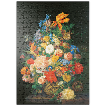 Darstellung des Puzzle Motivs puzzleplate Piatnik: Ein Blumenstrauß in einer Vase 200 Puzzle