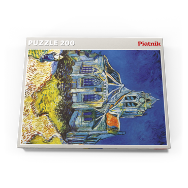 Darstellung des Puzzle Motivs Piatnik: Die Kirche von Auvers 200 Puzzle Schachtel Ansicht3
