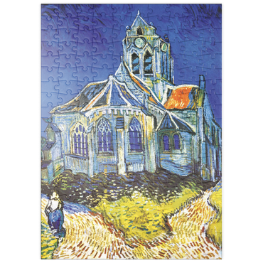 Darstellung des Puzzle Motivs puzzleplate Piatnik: Die Kirche von Auvers 200 Puzzle