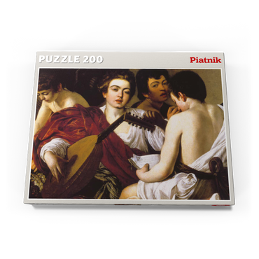 Darstellung des Puzzle Motivs Piatnik: Die Musiker 200 Puzzle Schachtel Ansicht3