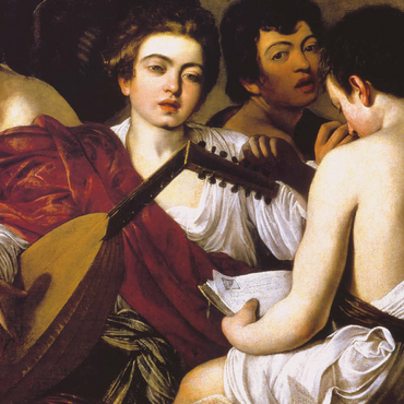 Darstellung des Puzzle Motivs Piatnik: Die Musiker 500 Puzzle 3D Modell