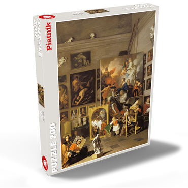 Darstellung des Puzzle Motivs Piatnik: Das Atelier des Künstlers 200 Puzzle Schachtel Ansicht2