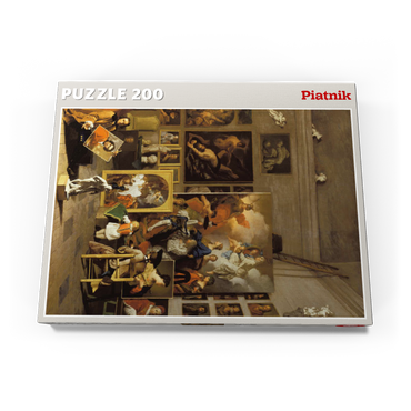 Darstellung des Puzzle Motivs Piatnik: Das Atelier des Künstlers 200 Puzzle Schachtel Ansicht3