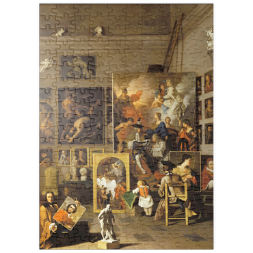 Darstellung des Puzzle Motivs puzzleplate Piatnik: Das Atelier des Künstlers 200 Puzzle