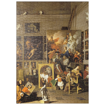 Darstellung des Puzzle Motivs puzzleplate Piatnik: Das Atelier des Künstlers 500 Puzzle