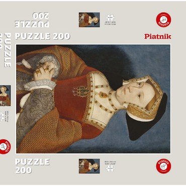 Darstellung des Puzzle Motivs Piatnik: Jane Seymour 200 Puzzle Schachtel 3D Modell