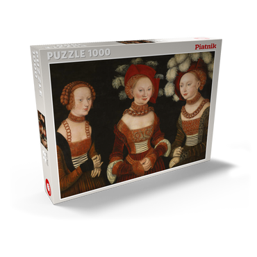 Darstellung des Puzzle Motivs Piatnik: Die Prinzessinnen Sibylla, Emilia und Sidonia 1000 Puzzle Schachtel Ansicht2