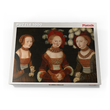 Darstellung des Puzzle Motivs Piatnik: Die Prinzessinnen Sibylla, Emilia und Sidonia 1000 Puzzle Schachtel Ansicht3