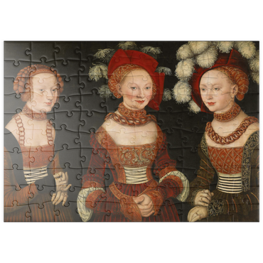 Darstellung des Puzzle Motivs puzzleplate Piatnik: Die Prinzessinnen Sibylla, Emilia und Sidonia 100 Puzzle