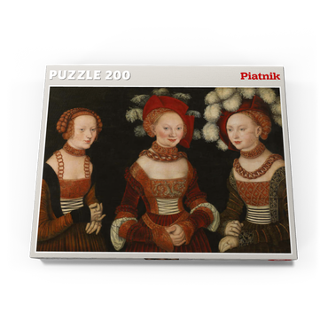 Darstellung des Puzzle Motivs Piatnik: Die Prinzessinnen Sibylla, Emilia und Sidonia 200 Puzzle Schachtel Ansicht3