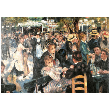 Darstellung des Puzzle Motivs puzzleplate Piatnik: Tanz im Moulin de la Galette 1000 Puzzle