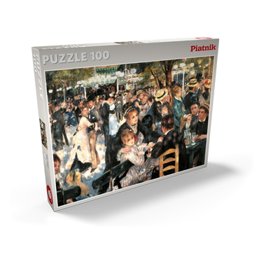 Darstellung des Puzzle Motivs Piatnik: Tanz im Moulin de la Galette 100 Puzzle Schachtel Ansicht2