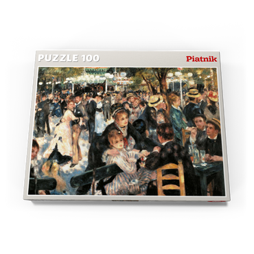 Darstellung des Puzzle Motivs Piatnik: Tanz im Moulin de la Galette 100 Puzzle Schachtel Ansicht3