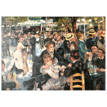 Darstellung des Puzzle Motivs puzzleplate Piatnik: Tanz im Moulin de la Galette 100 Puzzle