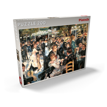 Darstellung des Puzzle Motivs Piatnik: Tanz im Moulin de la Galette 200 Puzzle Schachtel Ansicht2