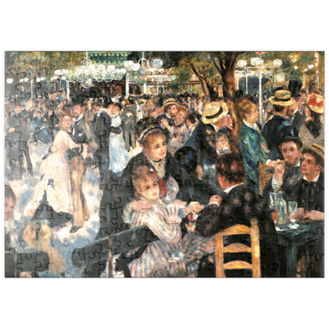 Darstellung des Puzzle Motivs puzzleplate Piatnik: Tanz im Moulin de la Galette 200 Puzzle