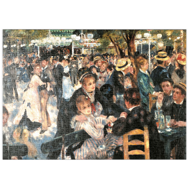 Darstellung des Puzzle Motivs puzzleplate Piatnik: Tanz im Moulin de la Galette 500 Puzzle