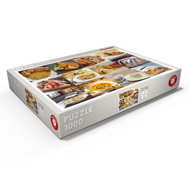 Darstellung des Puzzle Motivs Piatnik: Austrian Food Classics / Schmankerln 1000 Puzzle Schachtel Ansicht1