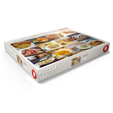 Darstellung des Puzzle Motivs Piatnik: Austrian Food Classics / Schmankerln 100 Puzzle Schachtel Ansicht1
