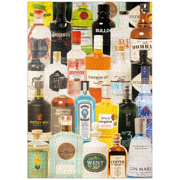 Darstellung des Puzzle Motivs puzzleplate Piatnik: Taste of Gin 1000 Puzzle