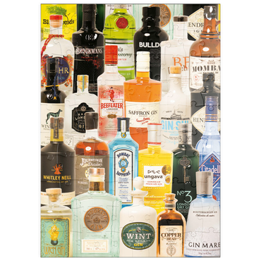 Darstellung des Puzzle Motivs puzzleplate Piatnik: Taste of Gin 100 Puzzle